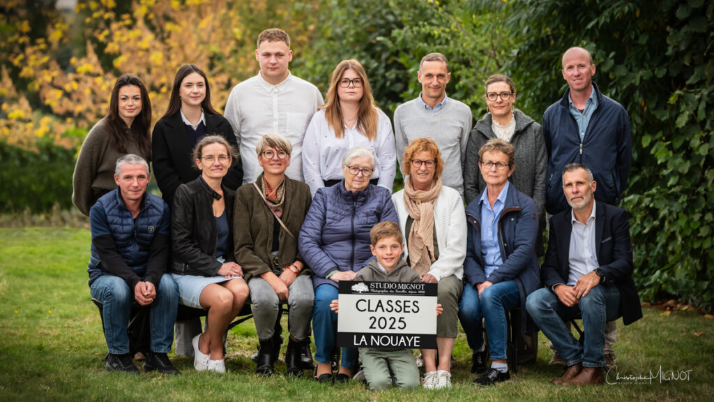 Photo des classes de La Nouaye 2025 par le Studio Mignot