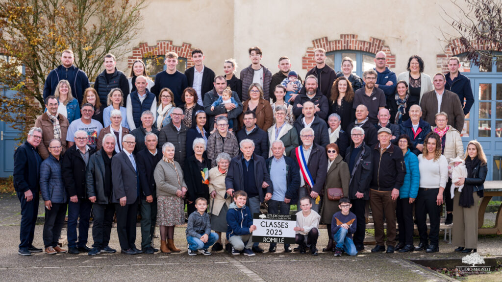 Photo des classes de Romillé 2025 par le Studio Mignot